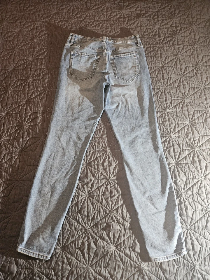 Jessica Simpson Kiss Me Jeans Size 26/2 Super Skinny Women's Low Rise Wash Blue - Image 3 of 4