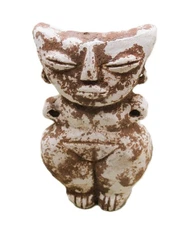 ANCIENT NEAR EASTERN STONE WORSHIPPER IDOL CA 2000BCE SUPER RARE