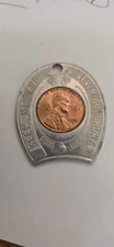 1953-D Schenley Whiskey Good Luck Encased Penny
