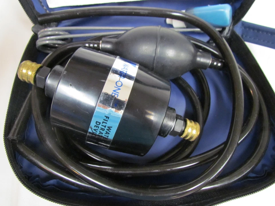 Sistema de un filtro de agua portátil viajero limpio camping senderismo pesca vacaciones Foto 3 de 4