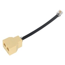 50CM RJ12 6P6C Coupler 2 Way RJ11 Telephone Cable Splitter Adapter Suitable6640