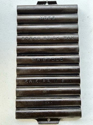 RARE Vintage No. 23 Griswold 955 Cast Iron Bread Stick Pan Erie, Pa