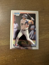 2010 Bowman Chrome Bryce Harper Rookie Card #USA18-BC8, Card Is Gem Mint