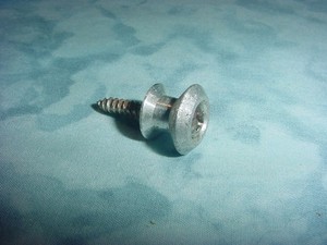 Vintage Teisco Strap Button with Mounting Screw / Original Part