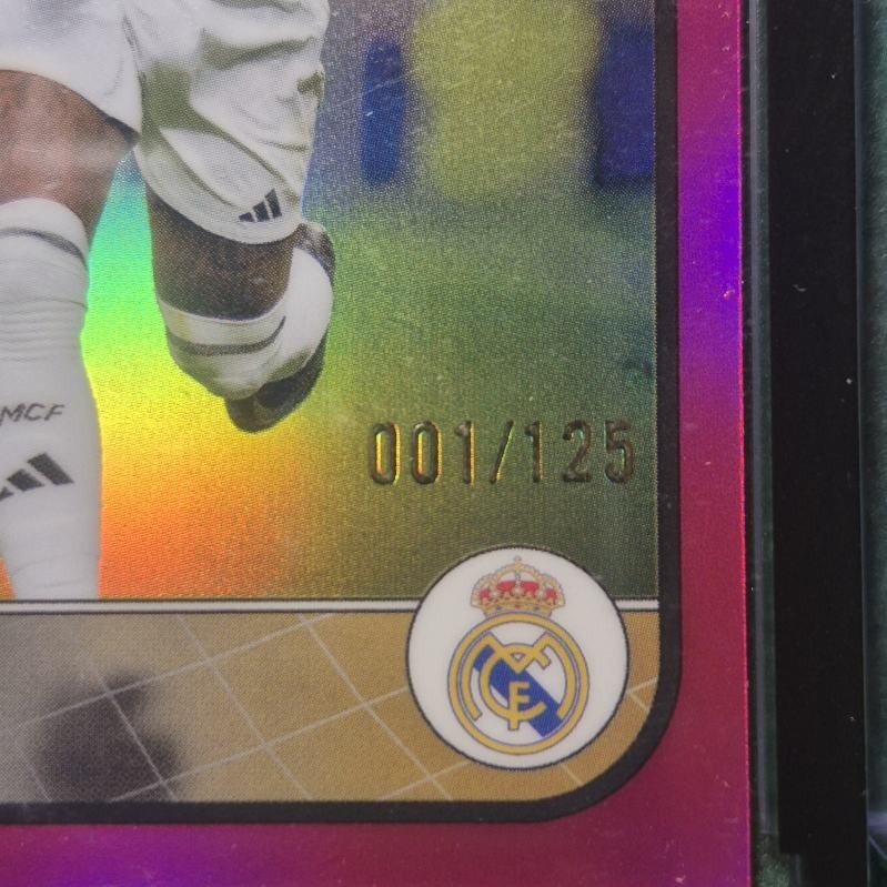 Vinicius Jr. Real Madrid Merlin Pink 1/125 Topps Panini Parallels Lot  view 2