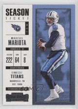 2017 Panini Contenders Season Ticket Marcus Mariota #22 09i3