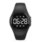 Focwony Kids Led Digital Fitness Tracker Watch, Waterproof One size, Black