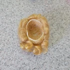 Vintage Barbie Doll Blonde Pageboy Wig Wardrobe Miss barbie Hairpiece Mattel