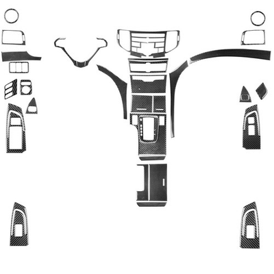 #ad #ad 39Pcs Soft Carbon Fiber Full Kits Interior Trim Set Cover For Acura TSX 2009 14 $108.99