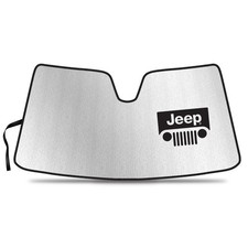 Jeep Grand Cherokee 2014 to 2021 Custom Fit Bubble Roll-up Windshield Sun Shade
