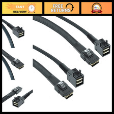 2 Pack 12G Mini SAS HD SFF-8643 to SFF-8087 Cable, 0.8m, 36 Pin, RAID Support, F