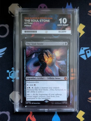 The Soul Stone [66] MTG Spiderman Mythic Ace Grade 10
