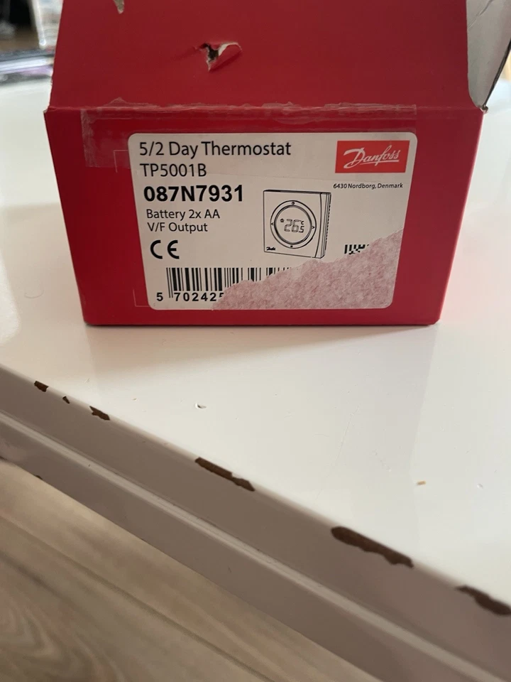 Thermostat d'ambiance programmable TP5001B filaire - Danfoss - Photo 4/4