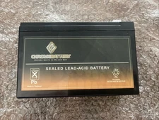 2 Pack - ChromeBattery- 12V 7 Ah Sealed Lead Acid Rechargeable Batteries