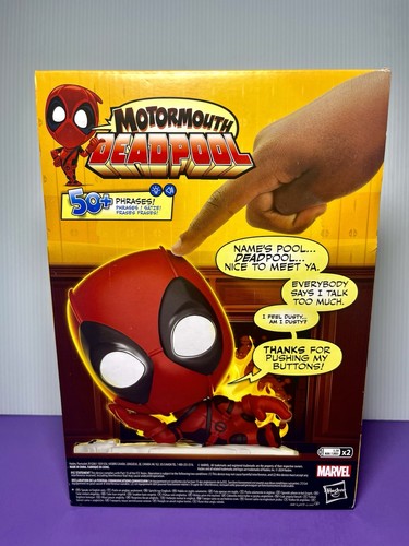 2024 Hasbro Marvel - Motormouth DEADPOOL Electronic Talking Toy (50+ Phrases) - Picture 7 of 7