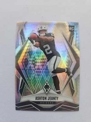 2025 Panini Phoenix - Ashton Jeanty #158 Silver Hyper (RC) Las Vegas Raiders