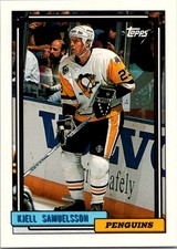1992-93 Topps #352 Kjell Samuelsson Pittsburgh Penguins