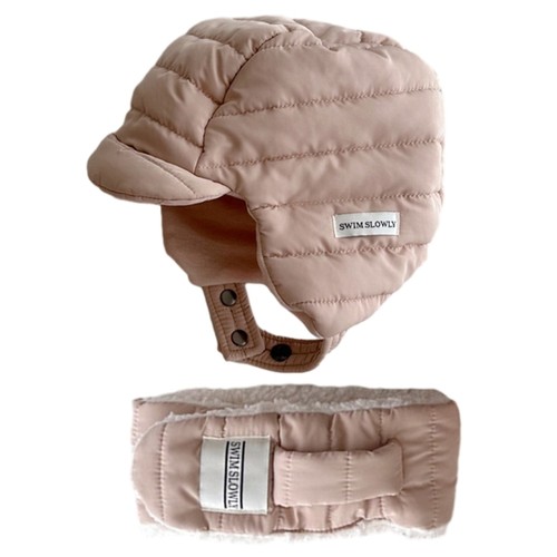 2pcs Plush Scarf+Winter Earflap Hat for Kid Keep Warm Protecting Ear Hat Outdoor - Picture 6 of 11