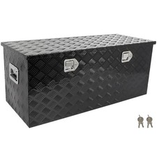 Black Aluminum Underbody Truck Box 44 X 18 X 18 Inch Contractor Tool Box