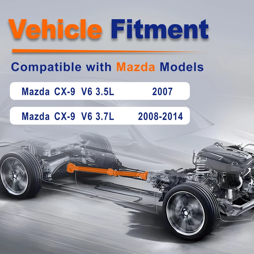 For Mazda CX-9 2007-2014 3.5L 3.7L Sport Utility AWD Rear Driveshaft Prop Shaft - Image 3 of 4