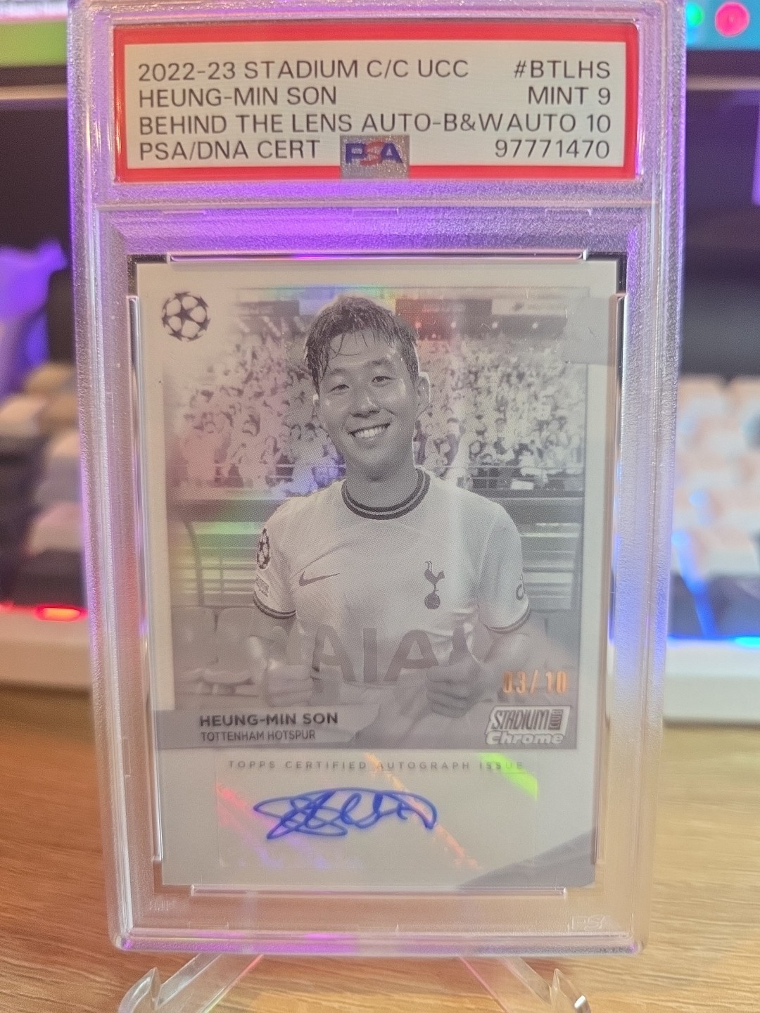 Heung Min Son Behind The Lens /10 Auto Tottenham