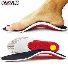 2Pairs Orthotic Arch Support Insoles – Flatfoot Relief, Memory Foam Cushion Pads