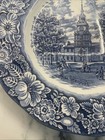 Liberty Blue Independence Hall Blue White 10" Dinner Plate — photo 4