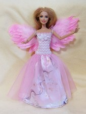 Barbie Kleid Engel Einhorn Flügel Puppen Kleidung Prinzessin Ballkleid K79