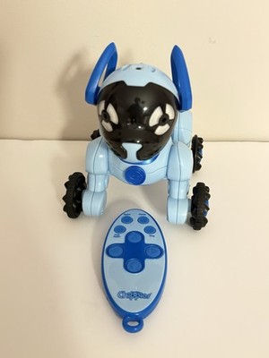 WowWee Chippies Mini Chip  Chipper'' Blue Remote Control Dog Toy With Remote