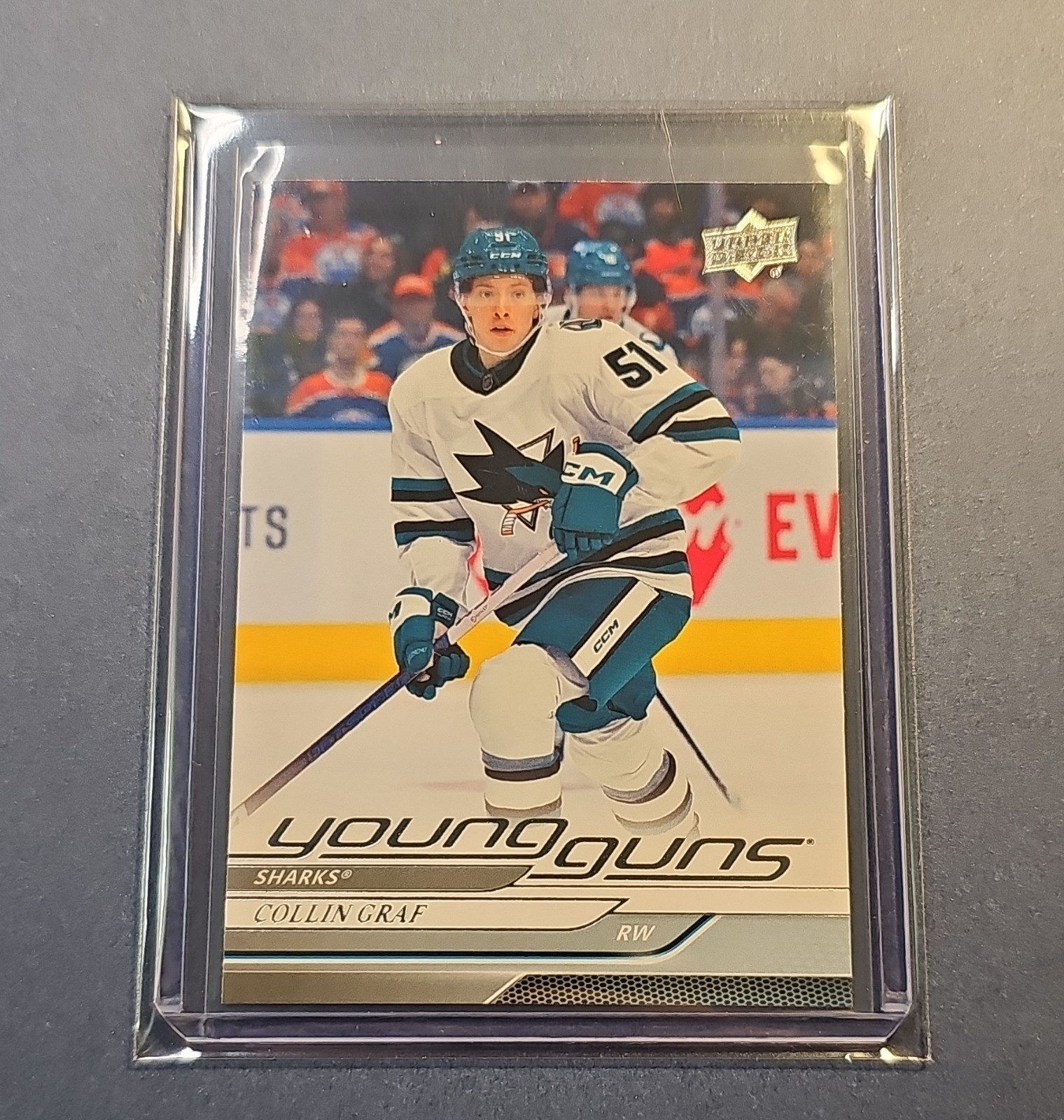 Upper Deck 2024-25 Series 1 Young Guns Collin Graf #223 San Jose Sharks