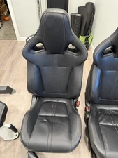 OEM 2014  JAGUAR F TYPE LEATHER BUCKET SEAT FRONT RIGHT & LEFT