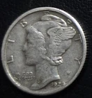 1929-P Mercury Dime