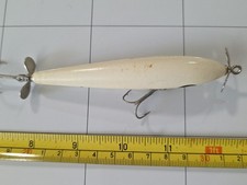 VINTAGE SMITHWICK DEVILS HORSE FISHING LURE WHITE 
