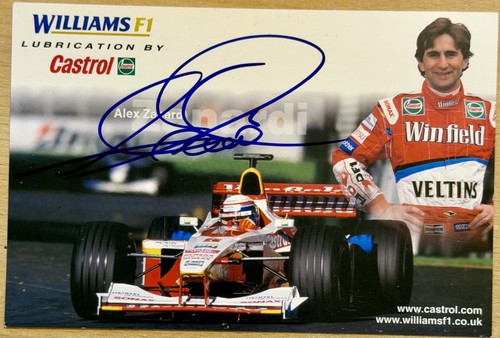 Alex Zanardi  (Formel 1) Autogramm Original -persönlich gesammelt-  10x15cm