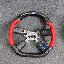 Led Rpm Carbon Fiber Steering Wheel For Chrysler 300c Dodge Charger Srt8 05-10. Led Rpm Carbon Fiber Steering Wheel For Chrysler 300c Dodge Charger Srt8 05-10.