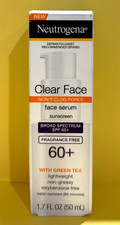 Neutrogena Clear Face Serum Sunscreen Green Tea Broad Spectrum SPF 60 No Date
