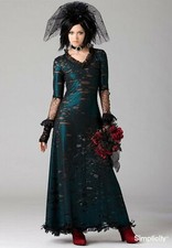 Goth Steampunk Victorian Edwardian Cosplay Simplicity 0863 Misses 4-12 Costumes