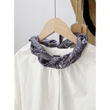 New Boutique 14 Momme Twill Silk Scarf Necktie Hairband Print Square Scarf 53cm