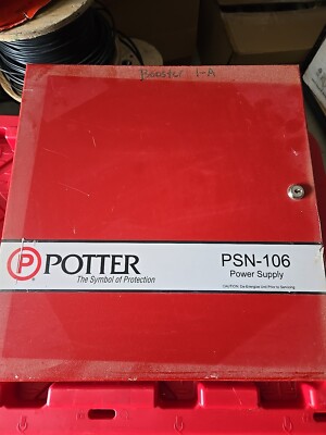 Potter Electric Signal Conventional Power Supply with 6 Outputs 10A PSN-106