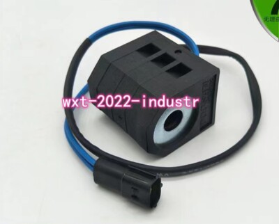 24V Solenoid Valve Coil Fits DOOSAN DAEWOO 220-5 215 225 Excavator H:52mm Φ:13mm