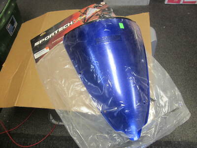 Sportech Blue Chrome Windshield Windscreen Yamaha 2000-2001 YZF-R1 R1 45491014