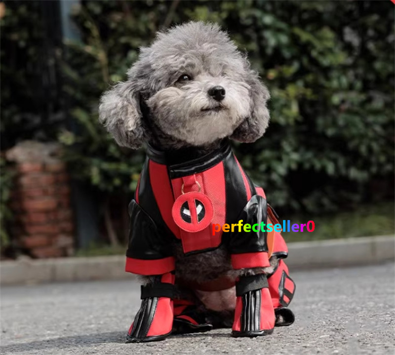 Deadpool 3 Wolverine Mascota Perro Juegos con disfraces Traje de Halloween Ropa para mascotas Suministros para perros