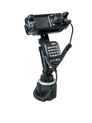 Cup Mount and Mic Holder For Yaesu FTM-150R-ASP FTM-500 FTM-300