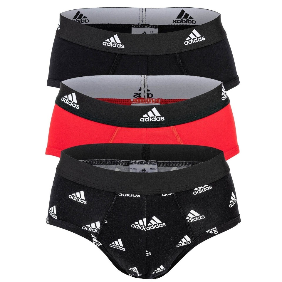 Adidas Men's Briefs, Multipack Briefs, Active Flex Cotton, Logo