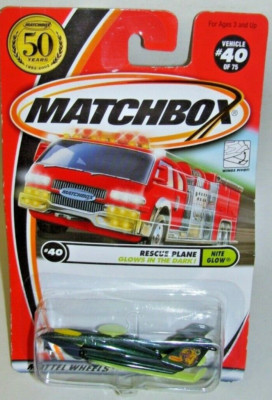 2001 Matchbox Rescue Plane #40 50th Anniversary | eBay