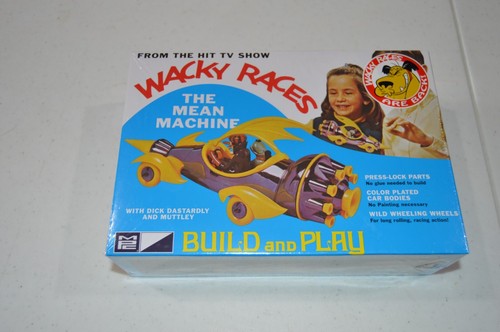 Wacky Races: Mean Machine Figures Snap MPC Model Kit Dick Dastardly ...