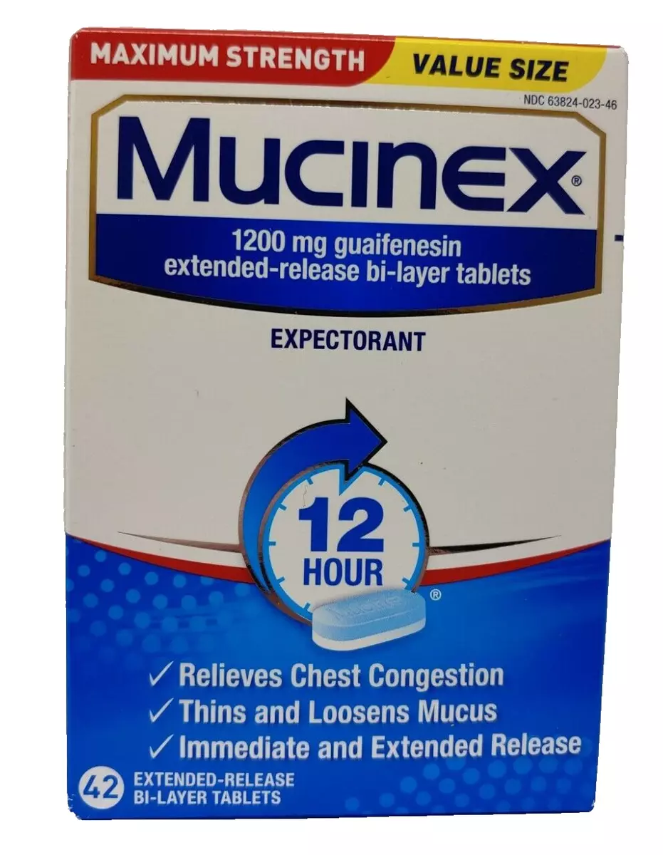  Mucinex Chest Congestion Maximum Strength 12 Hour