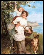 Counted Cross Stitch Pattern Needlework Chart Embroidery X stitch- Sunny Spring