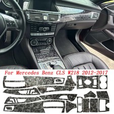 For Benz CLS W218 Forged Carbon Fiber black P...