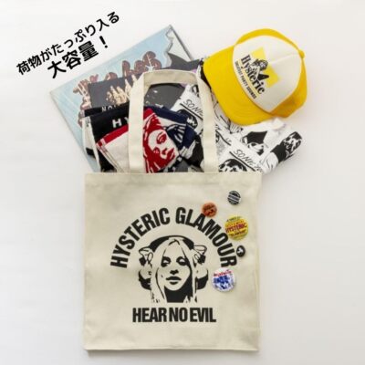 HYSTERIC GLAMOUR 40th ANNIVERSARY BOOK with extras tote bag/badge
